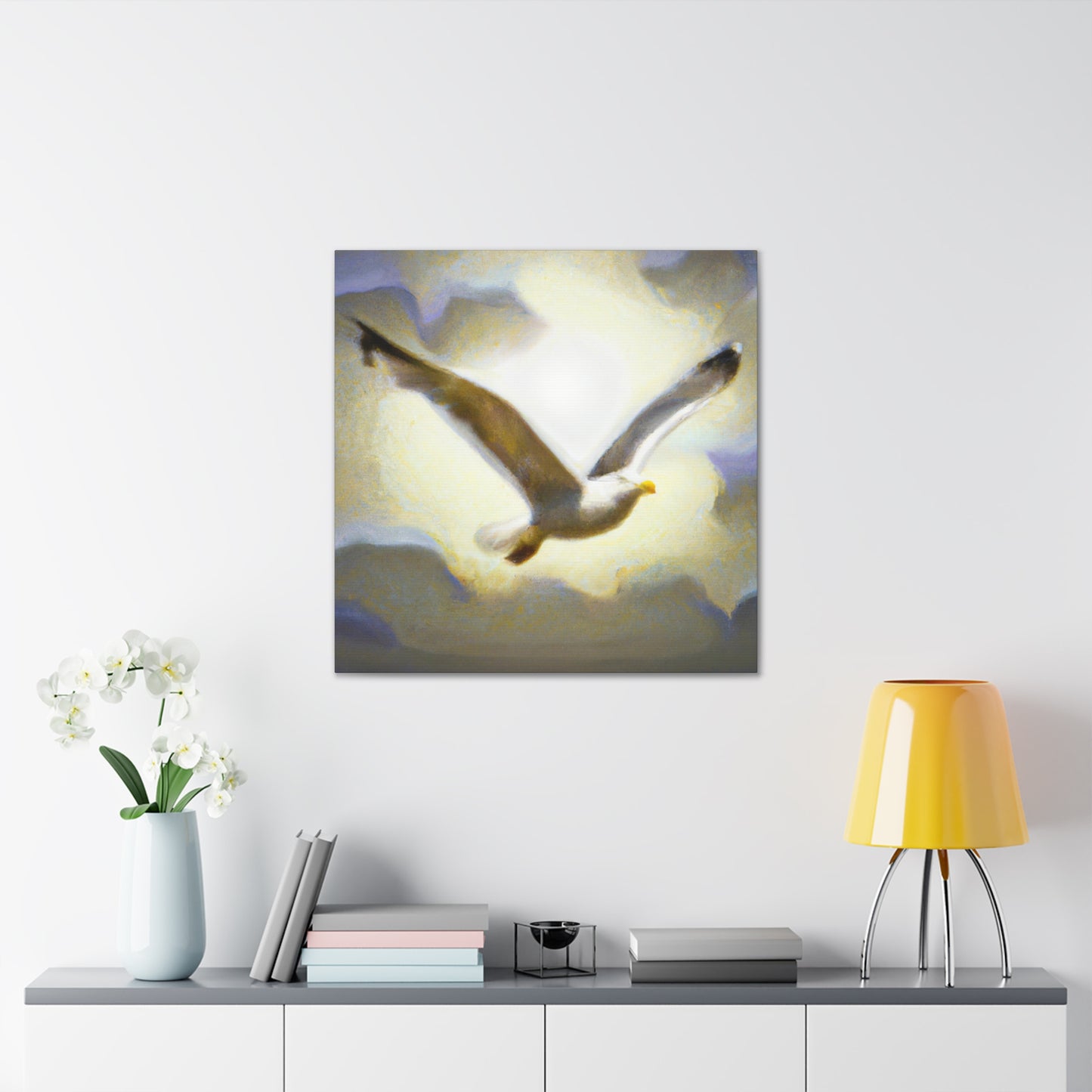 Seagulls at Sea - Canvas