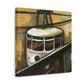 "Cable Car Dreamscape" - Canvas