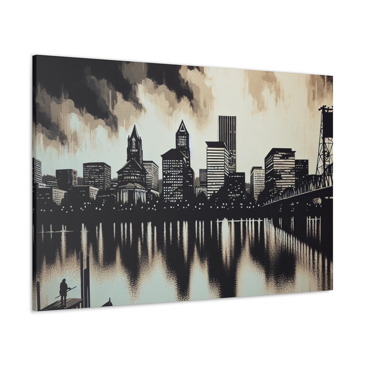 "Popsicle Cityscape Dreams" - Canvas