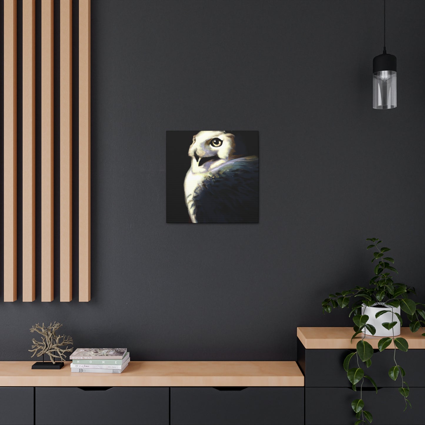 Snowy Owl Surreality - Canvas