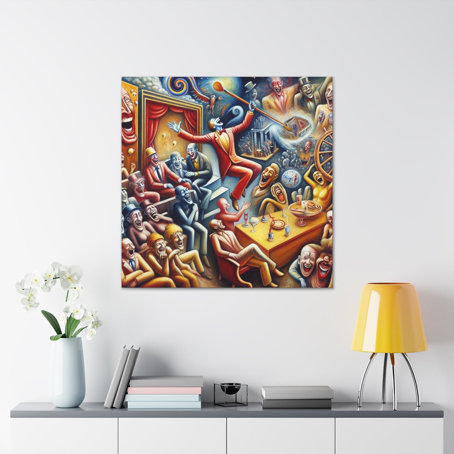 "Laughter's Dream Circus" - Canvas