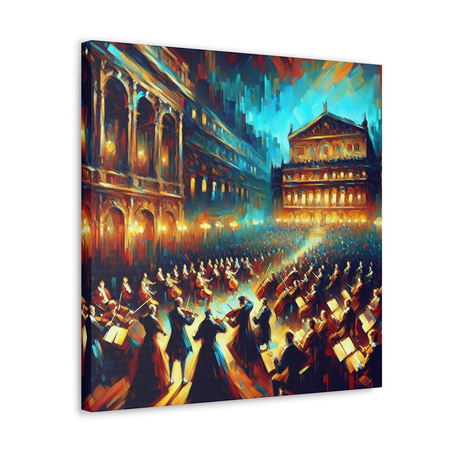 Harmonious Melodies Unleashed - Canvas