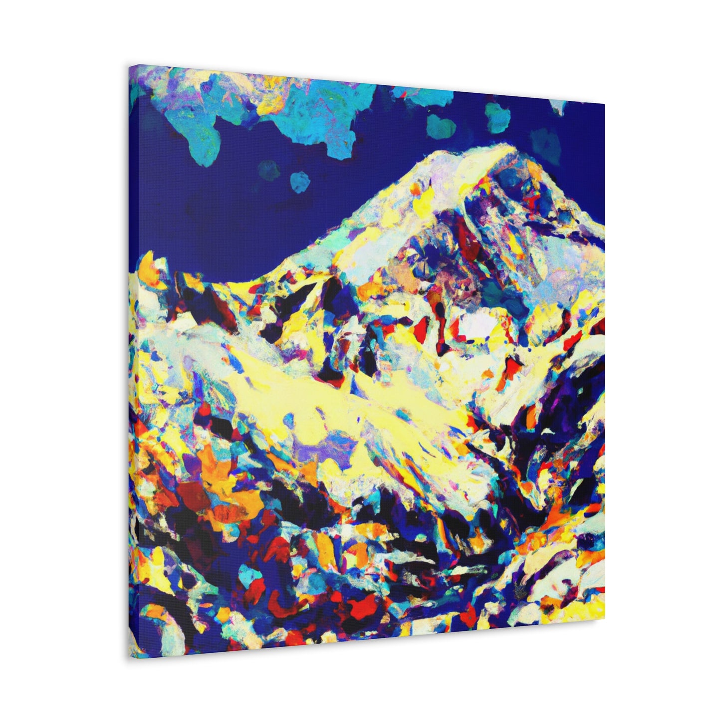 "Snowy Mountain Majesty" - Canvas