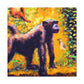 "Chimp Impressionism Scene" - Canvas