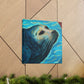 "Seal in Art Deco" - Canvas