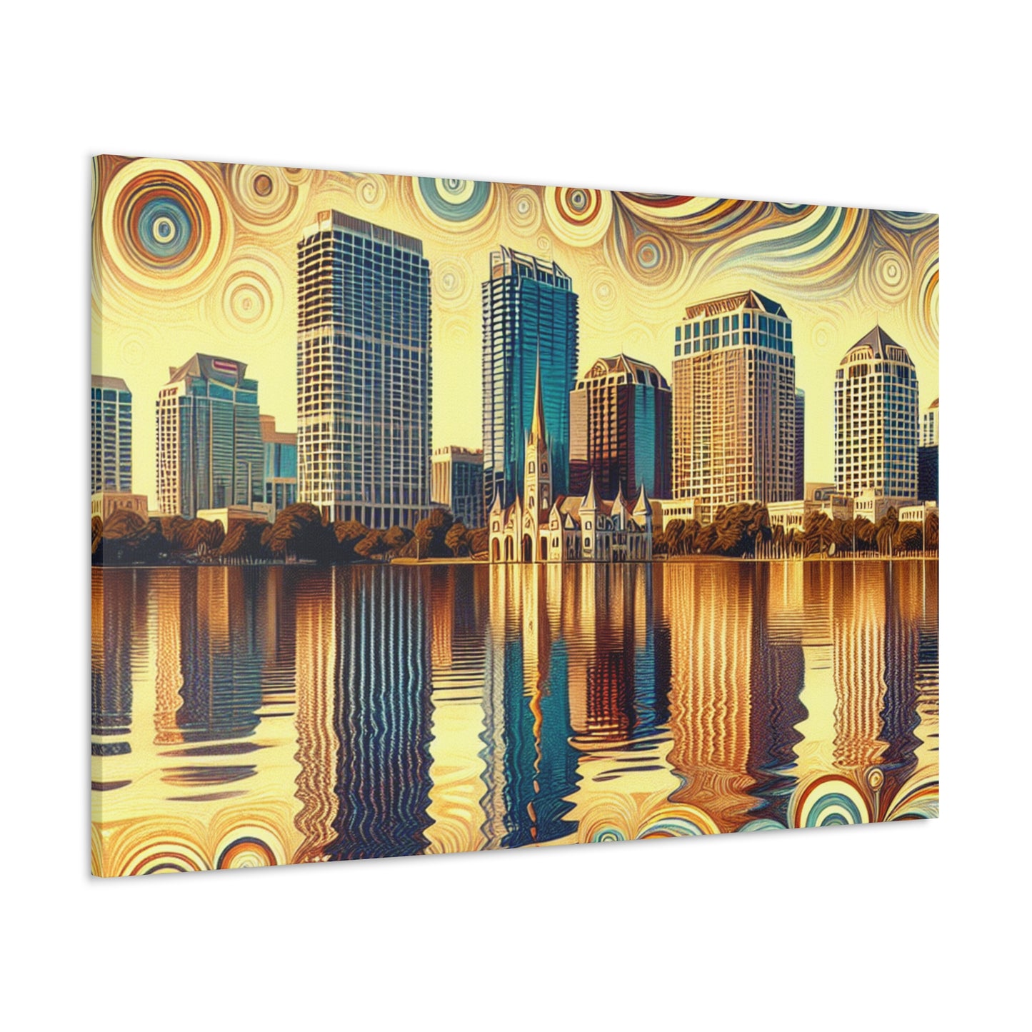 Sunlit Serenity: Orlando Reverie - Canvas