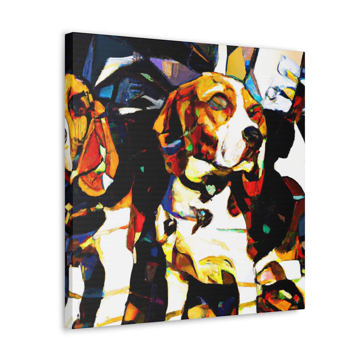 "Beagle in Expressionism" - Canvas