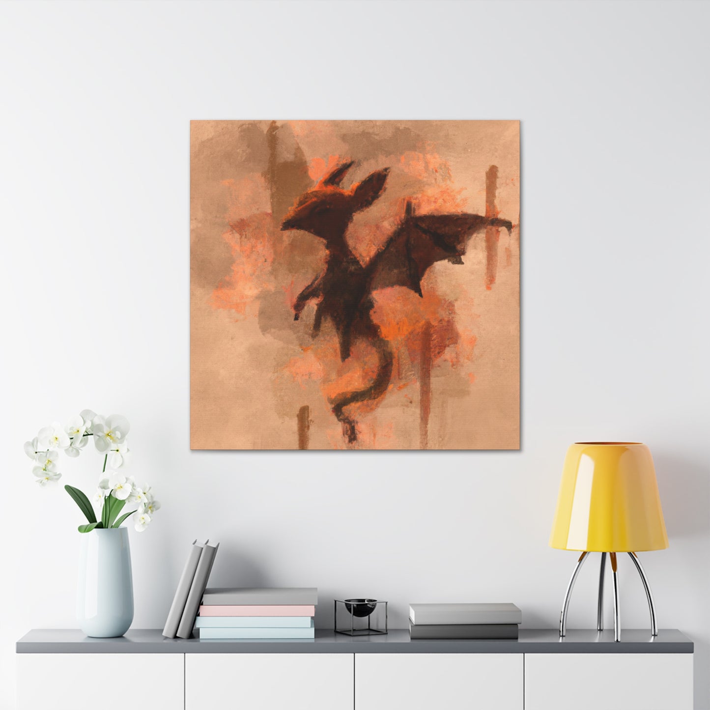 "Indian Flying Fox Dream" - Canvas