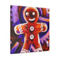 Gingerbread Man Steampunk - Canvas