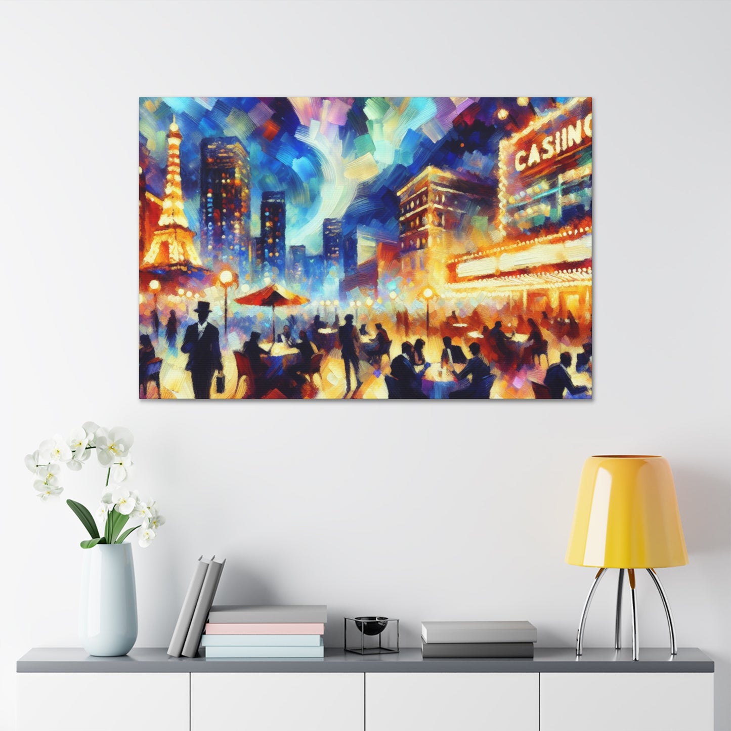 Colorful Casino Chaos - Canvas