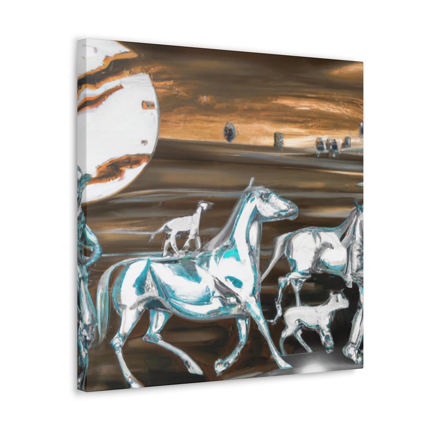 Cowboy Herd Dreamscape - Canvas