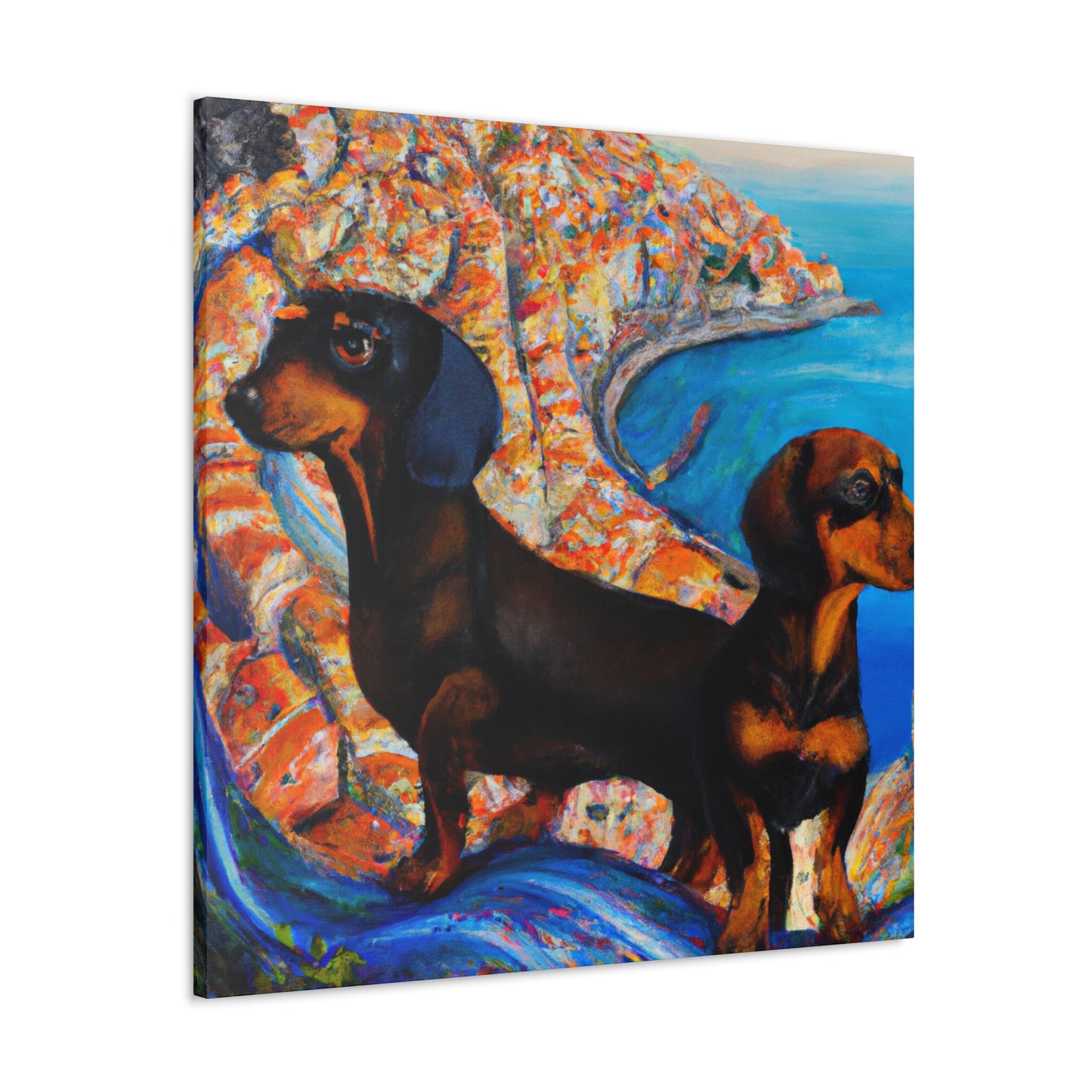 Dachshunds in Artwork - Canvas