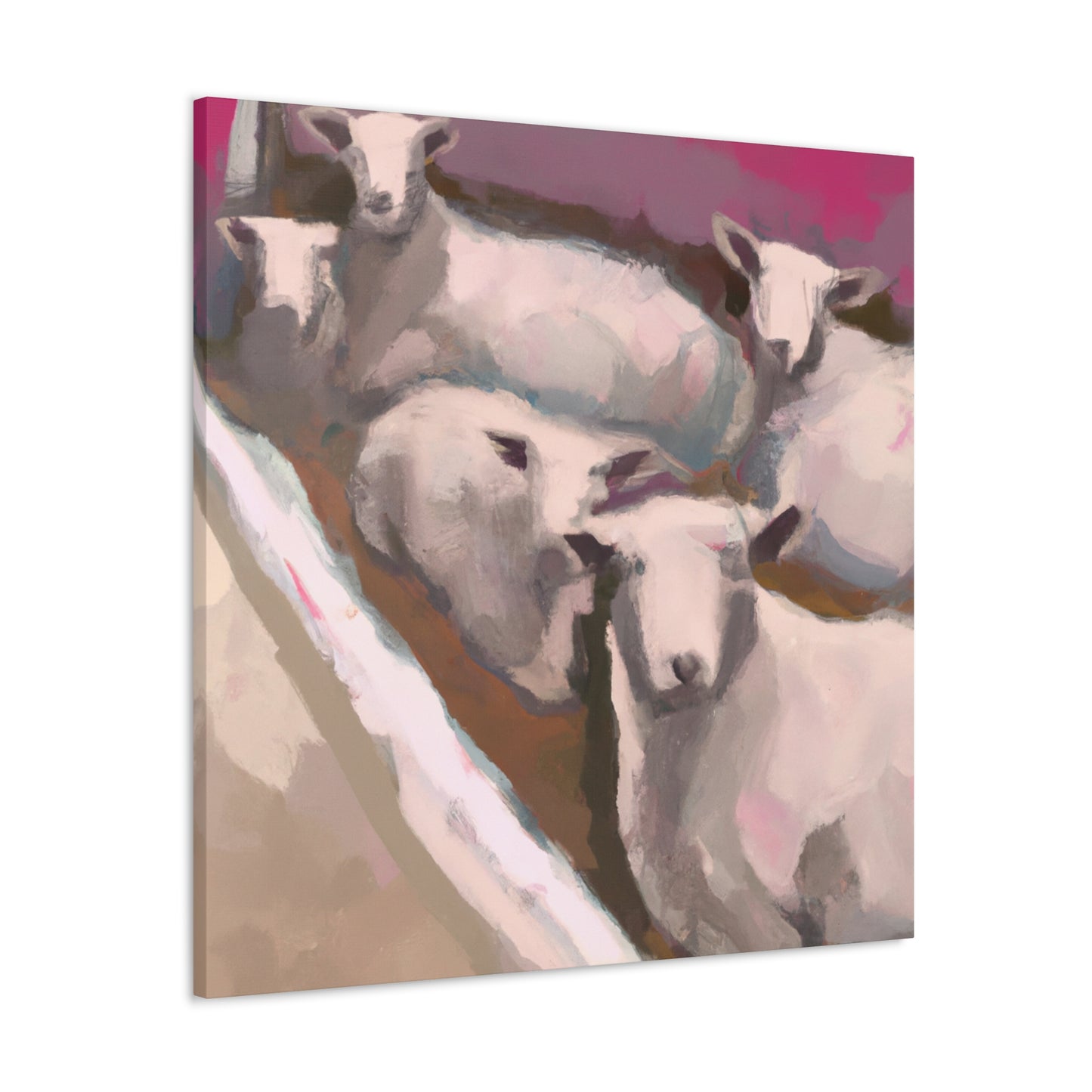 "Dreaming Sheep in Cloudland" - Canvas