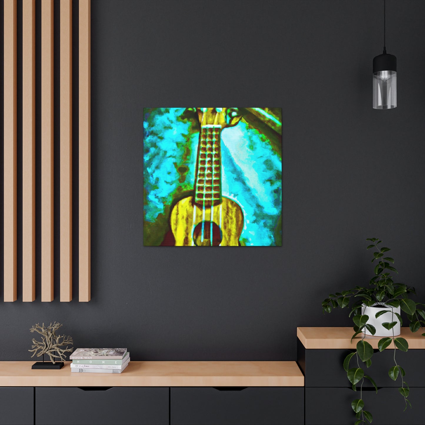 Ukelele Strumming Joy - Canvas