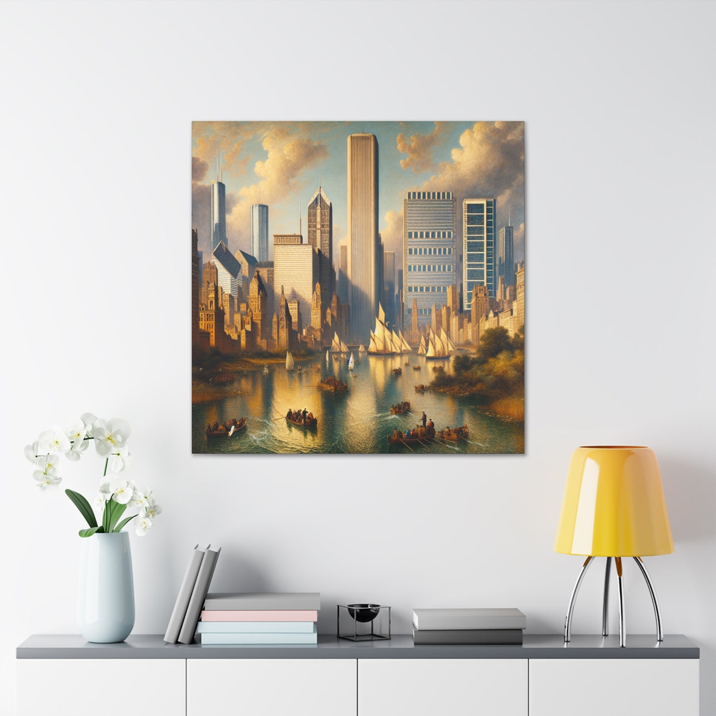 "Chicago's Renaissance Reverie" - Canvas