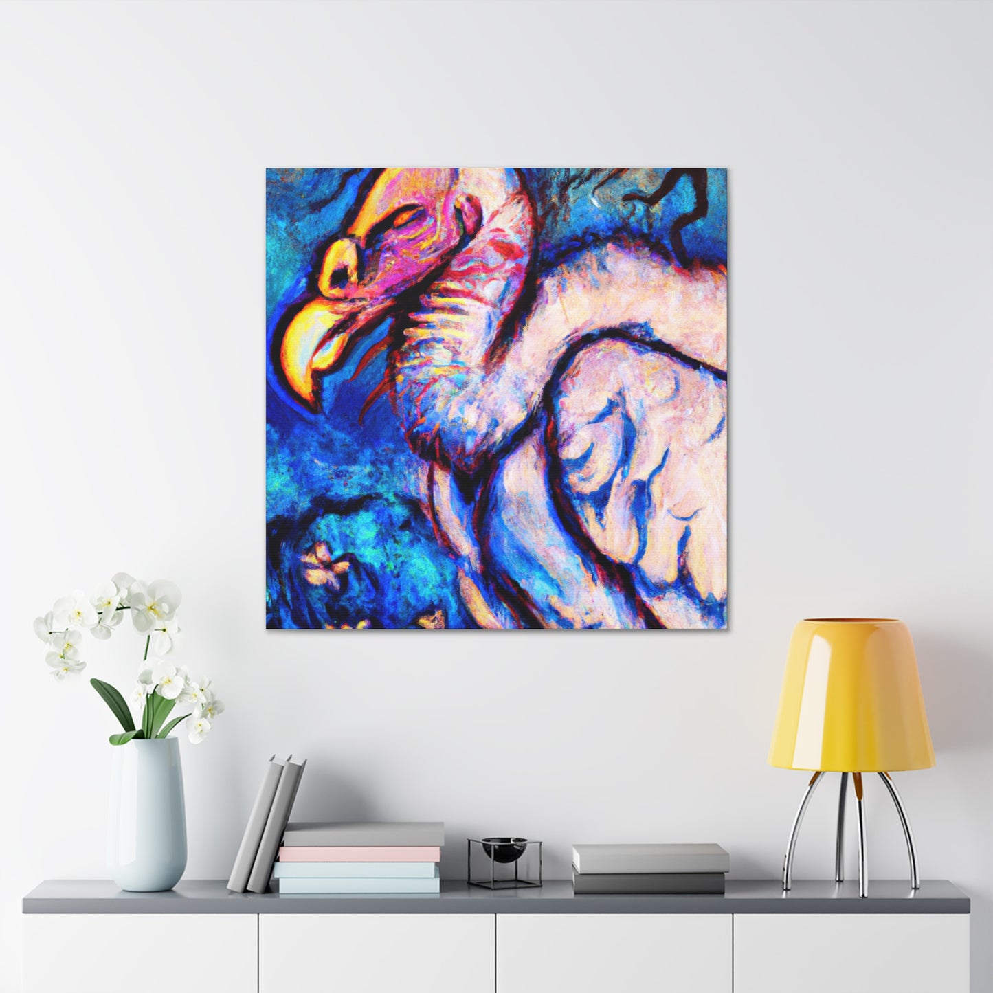 Vultures among Grandeur - Canvas