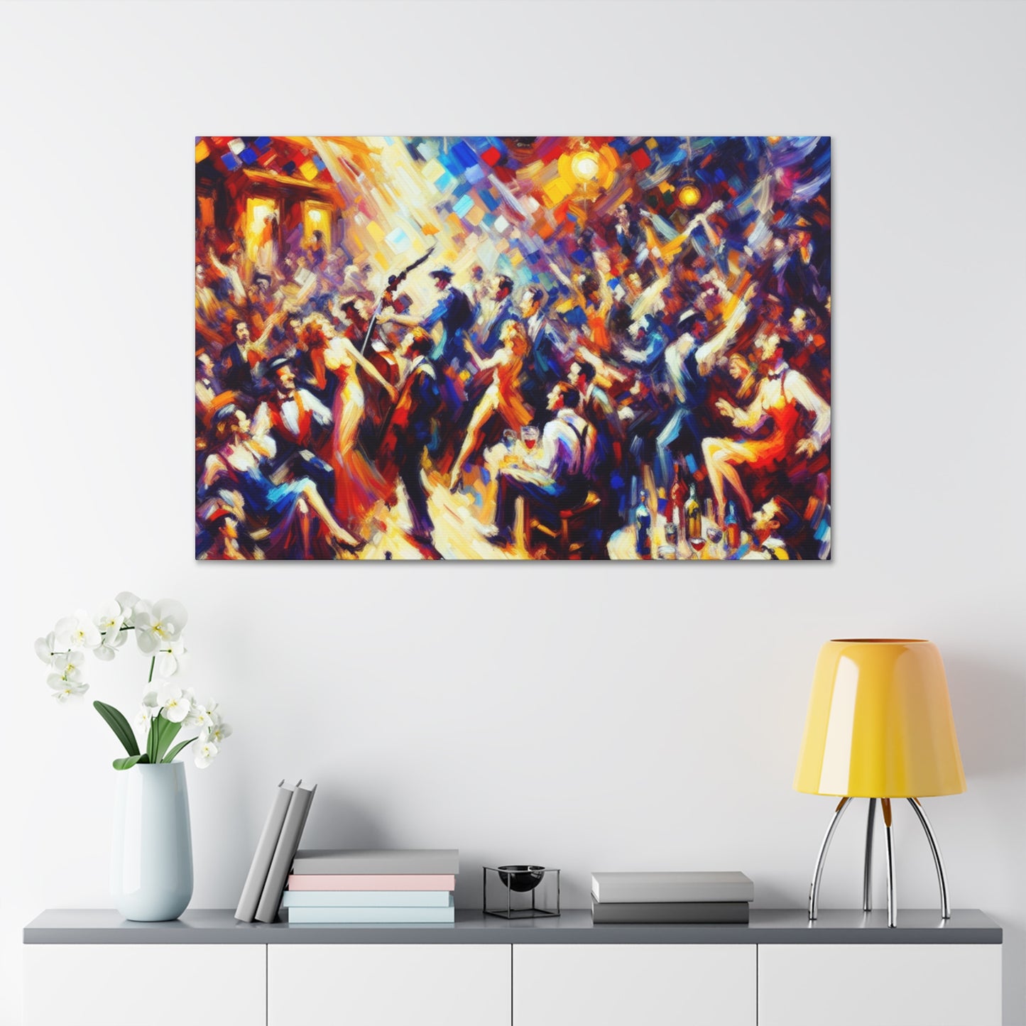 Vibrant Revelry at Home - Canvas