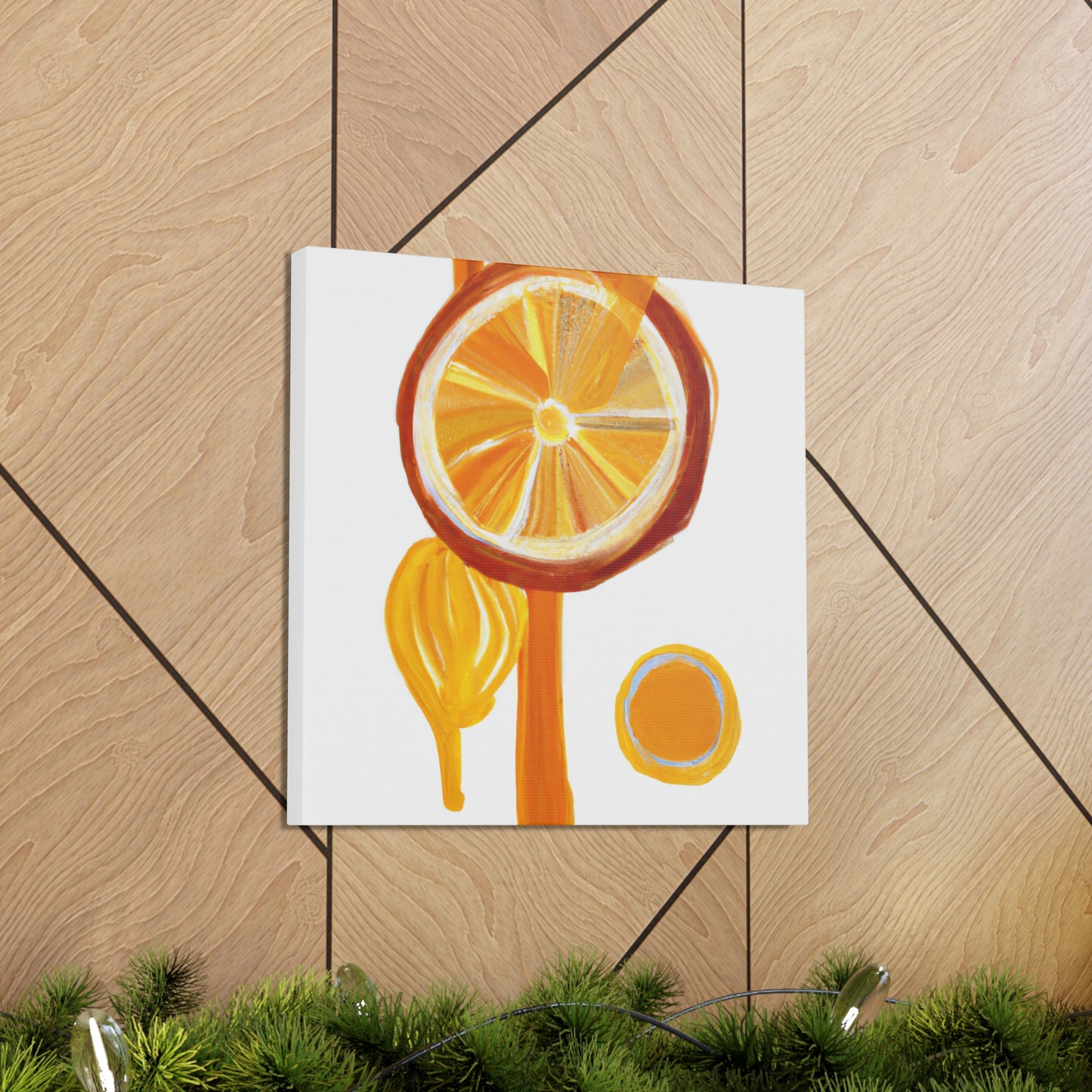 "Orange Glows Ablaze" - Canvas