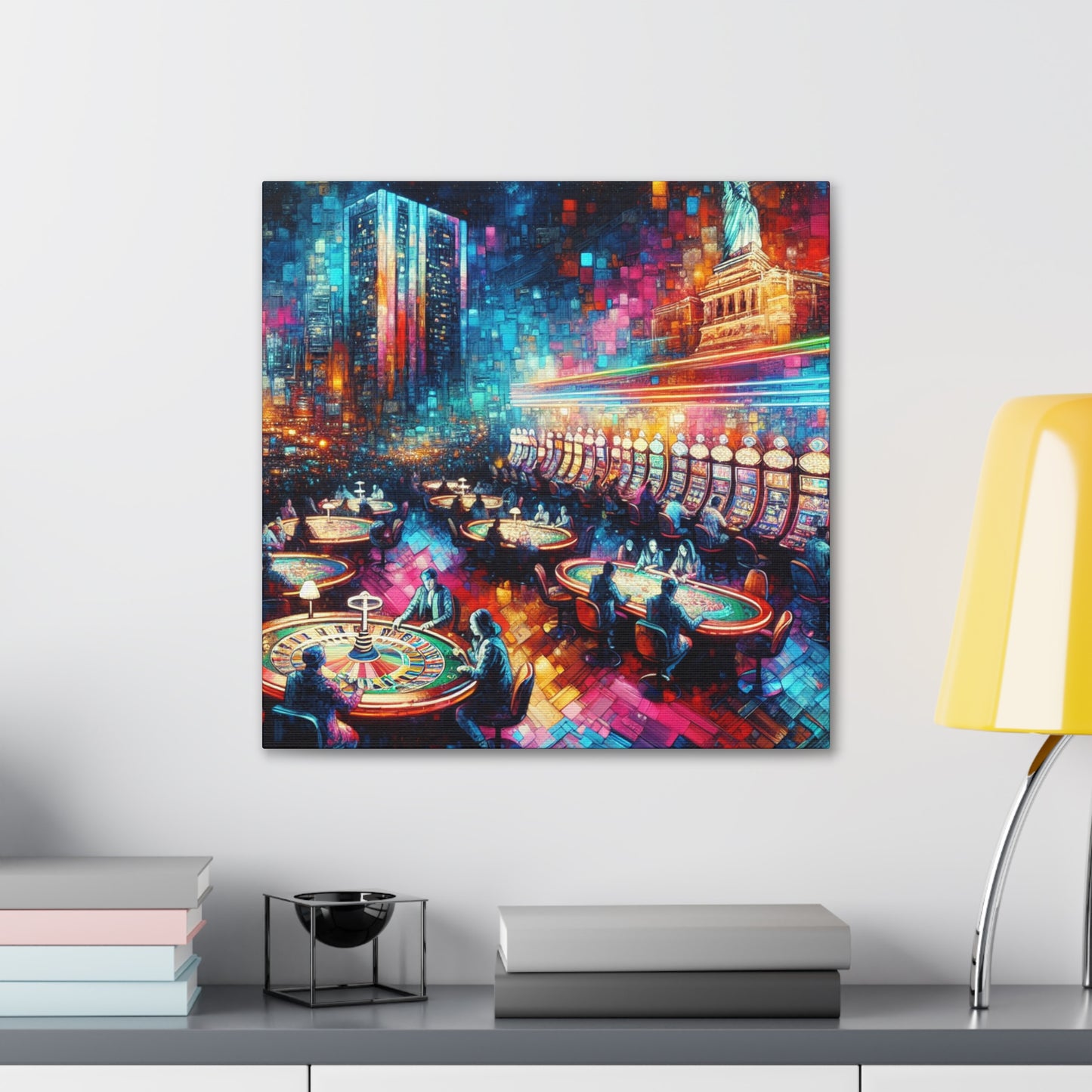 Gilded Dice Parlor - Canvas