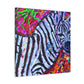 "Zebra Striped Wonder" - Canvas