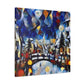 Urban Cityscape Scene - Canvas