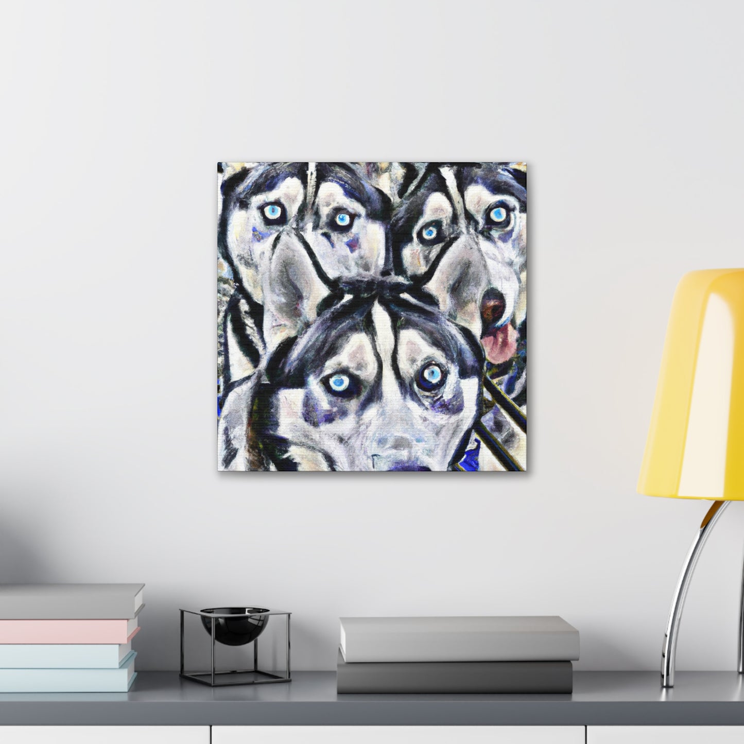 Siberian Husky Dreamscape - Canvas