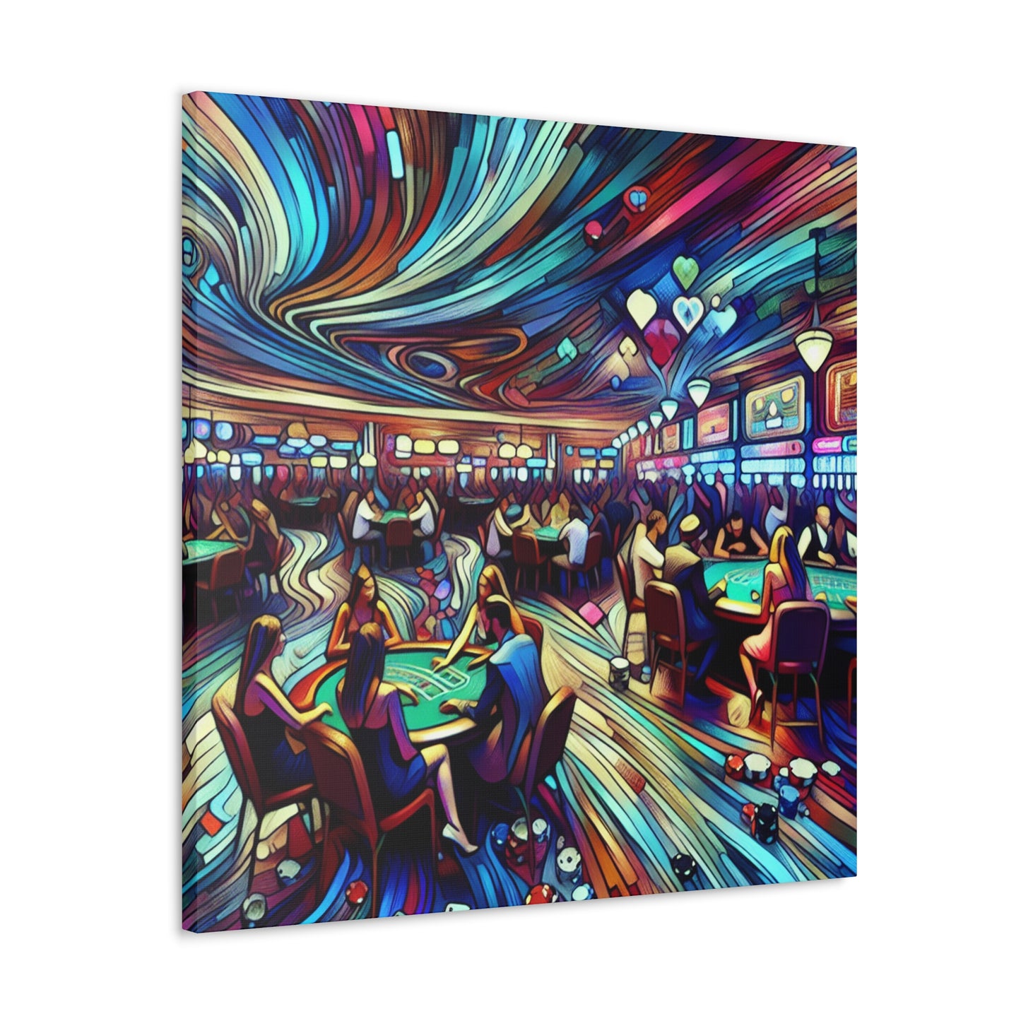 "Chaos at Casino" - Canvas