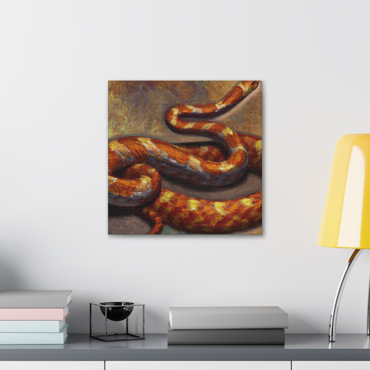 "Corn Snake Emergence" - Canvas