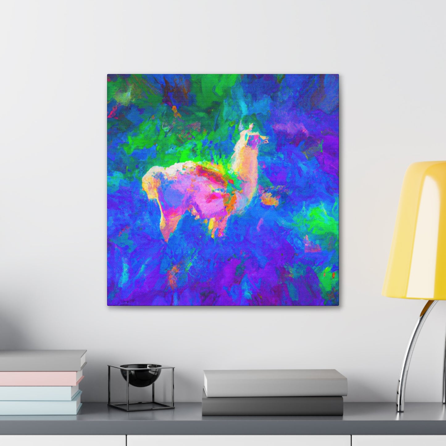 Llama in Impressionism - Canvas