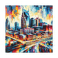 "Vibrant Nashville Melodies" - Canvas