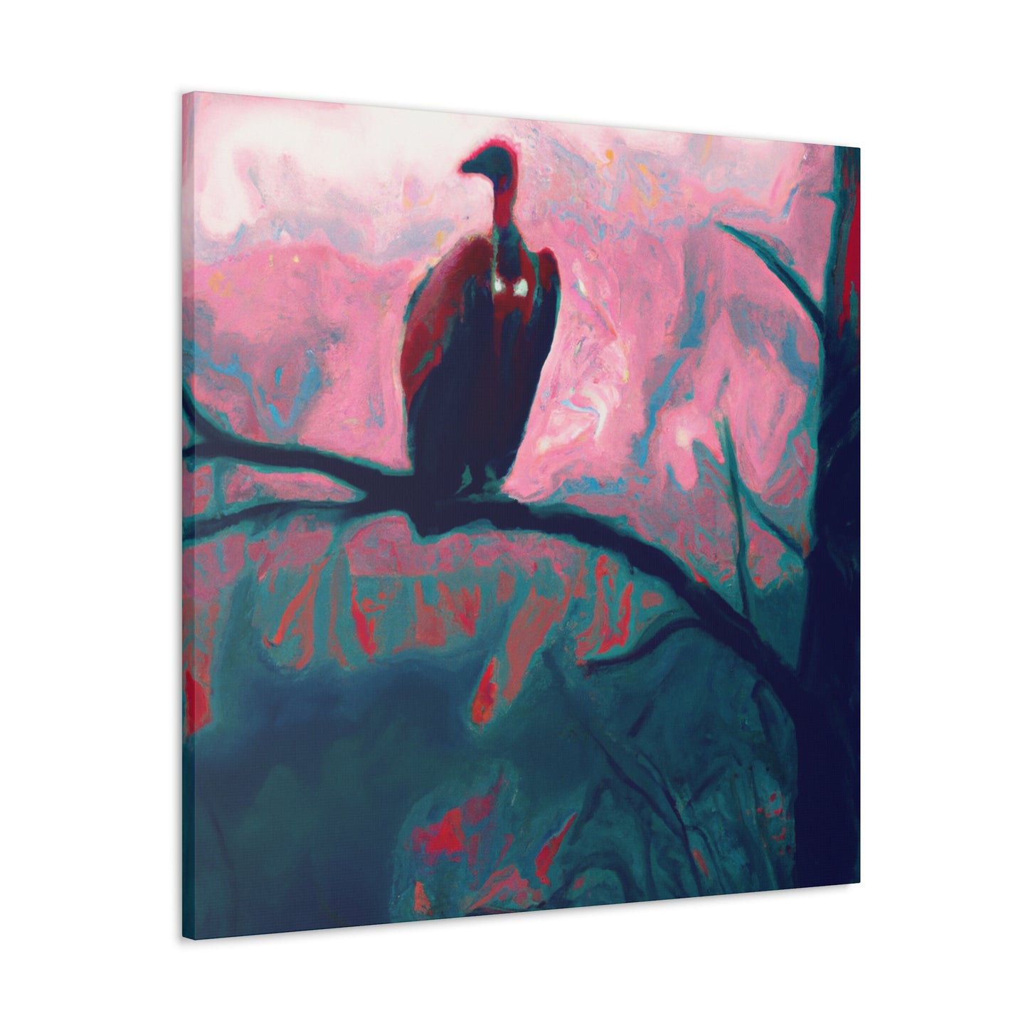 Vulture's Perched Form - Canvas