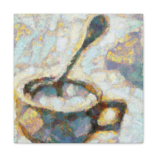 "Coffee Cup Impressionism" - Canvas