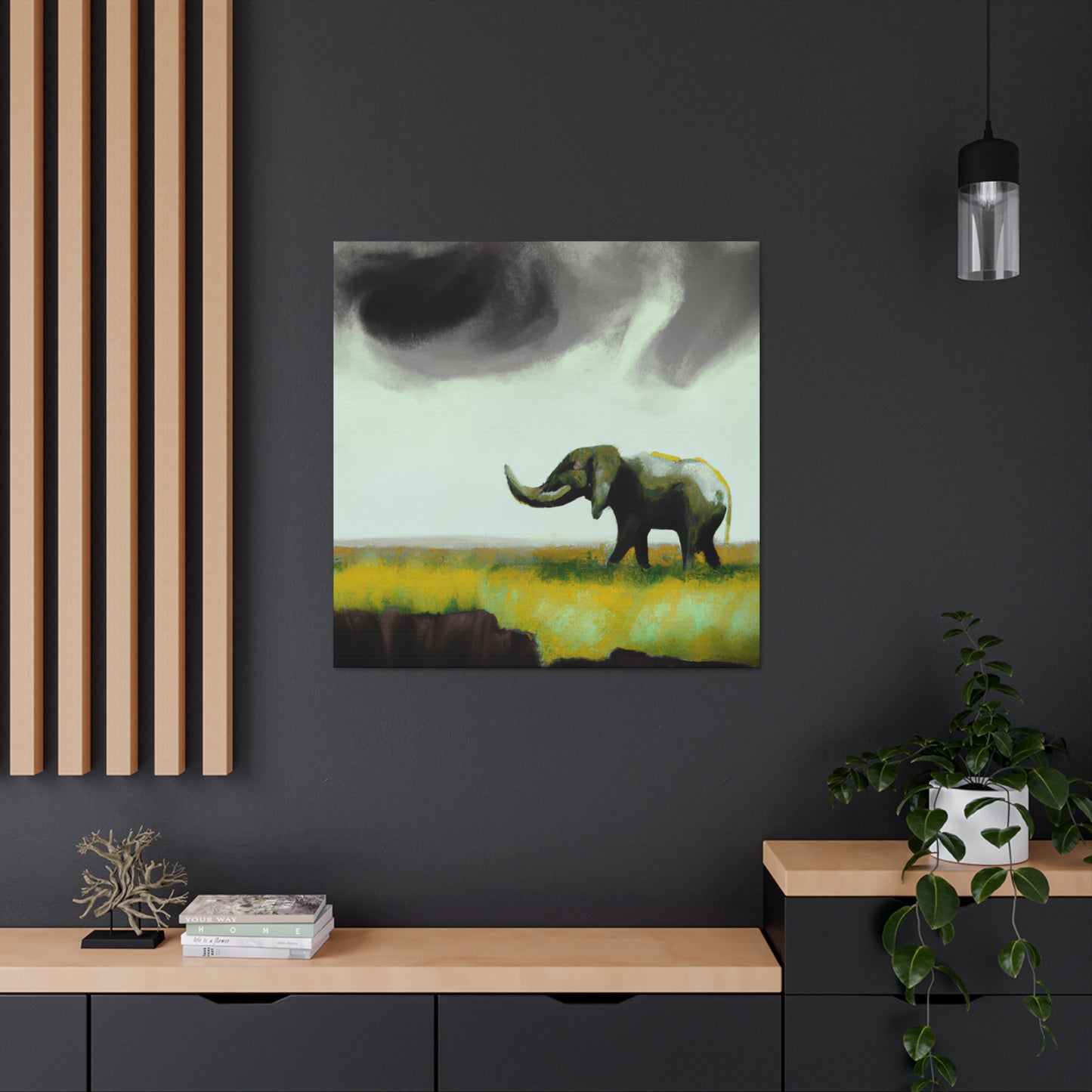 Elephant's Surreal Dream - Canvas