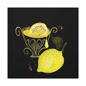 "A Lemon Baroque Delight" - Canvas