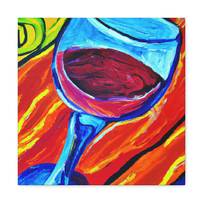 "Glorious Wine Glass Beauty" - Canvas