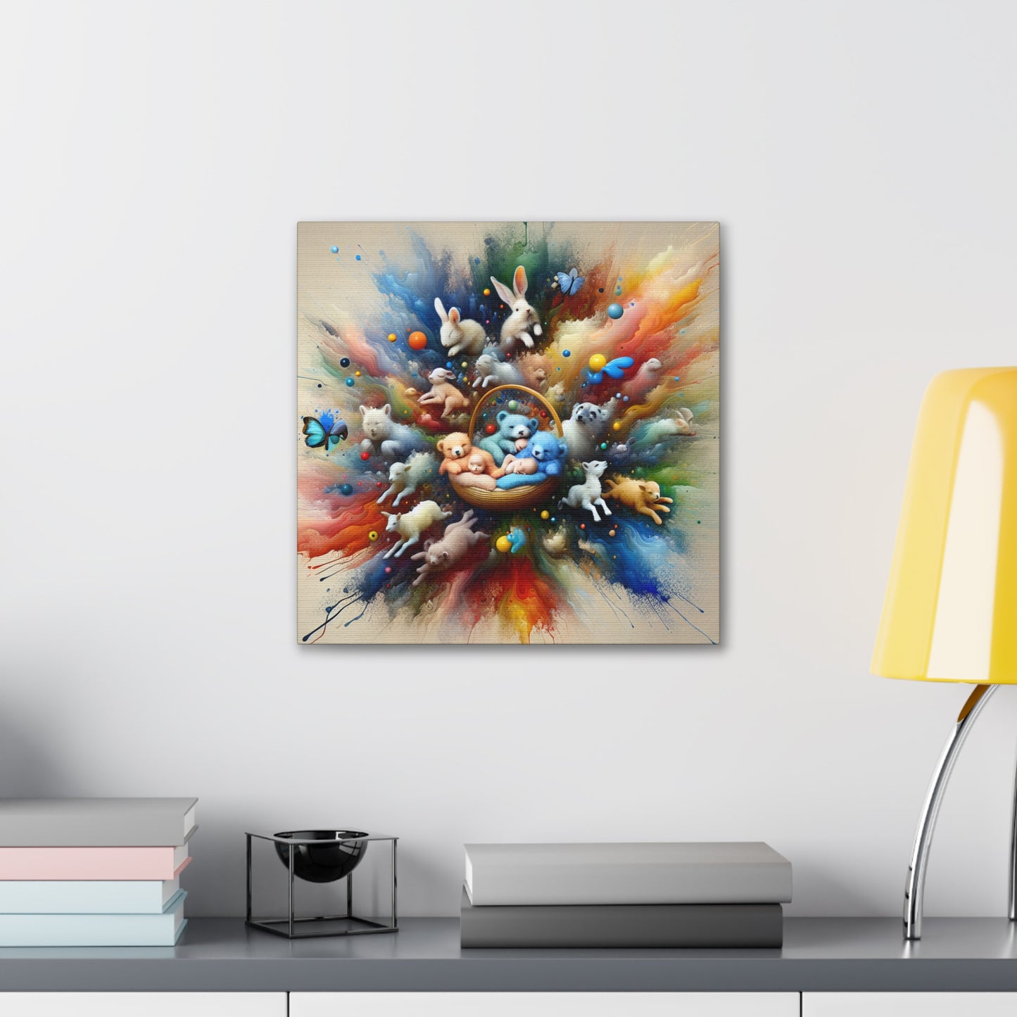 Dreaming Forest Creatures - Canvas