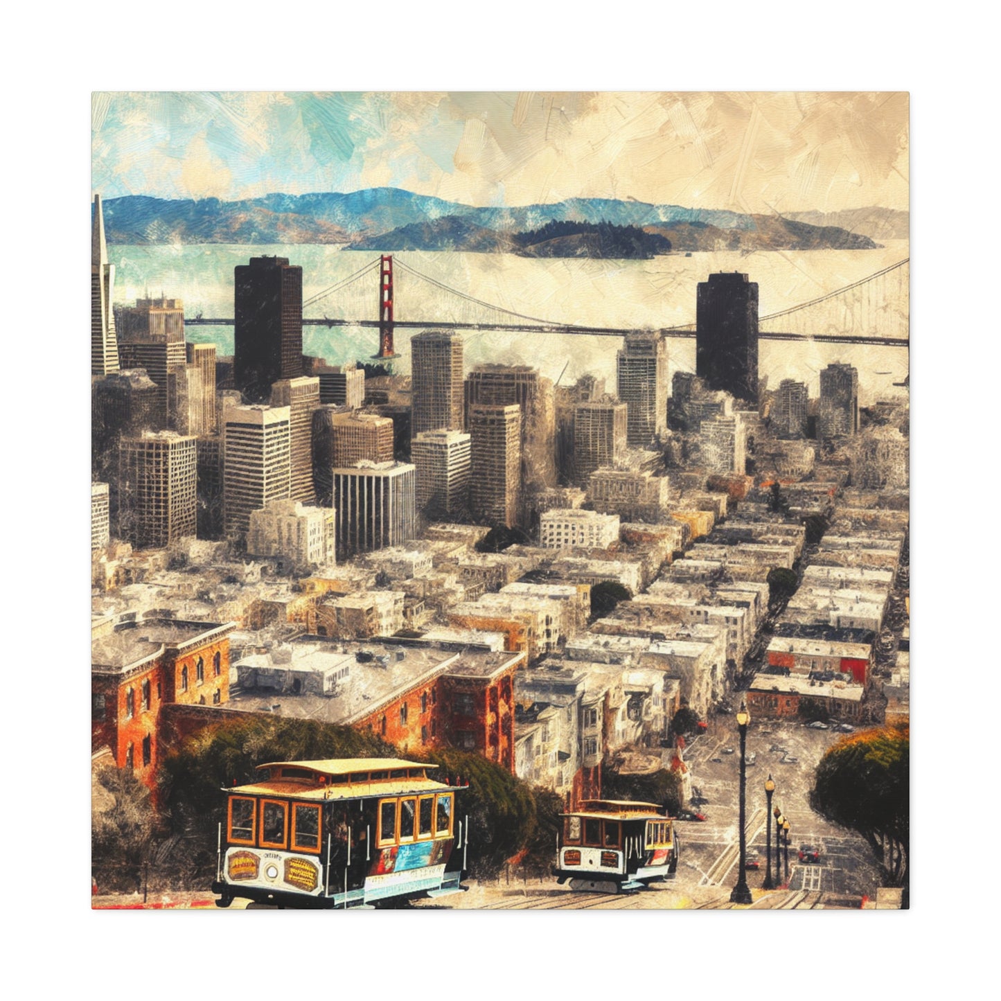 "City by the Bay" - Canvas