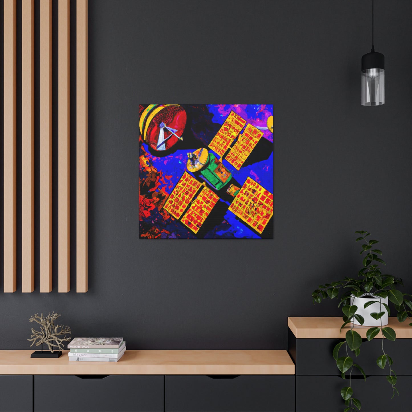 "Satellites in Fauvism" - Canvas