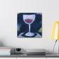 "Wine Glass Reflection" - Canvas