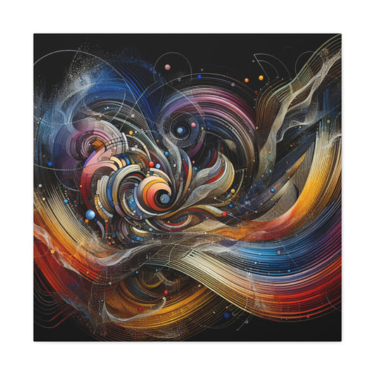 Whirling Echoes of Time - Canvas