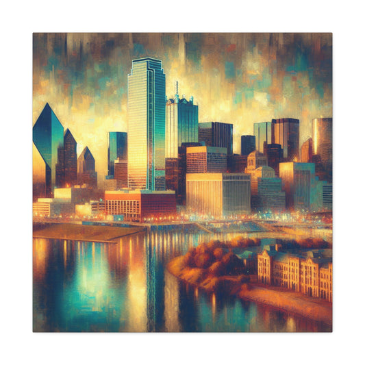 "Texas Dreamscape: Dallas" - Canvas