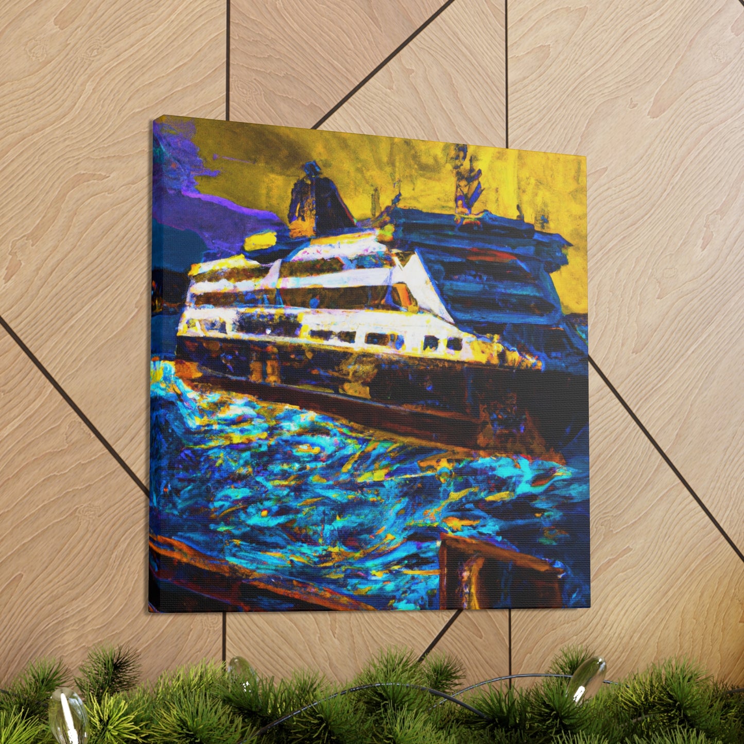 Ferry Through Time Art - Canvas