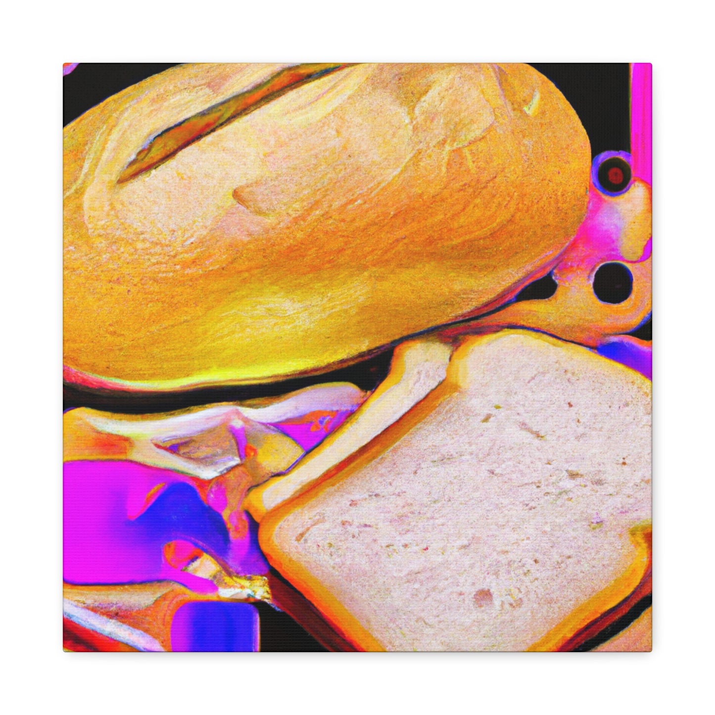 Bread amid Fauvism - Canvas