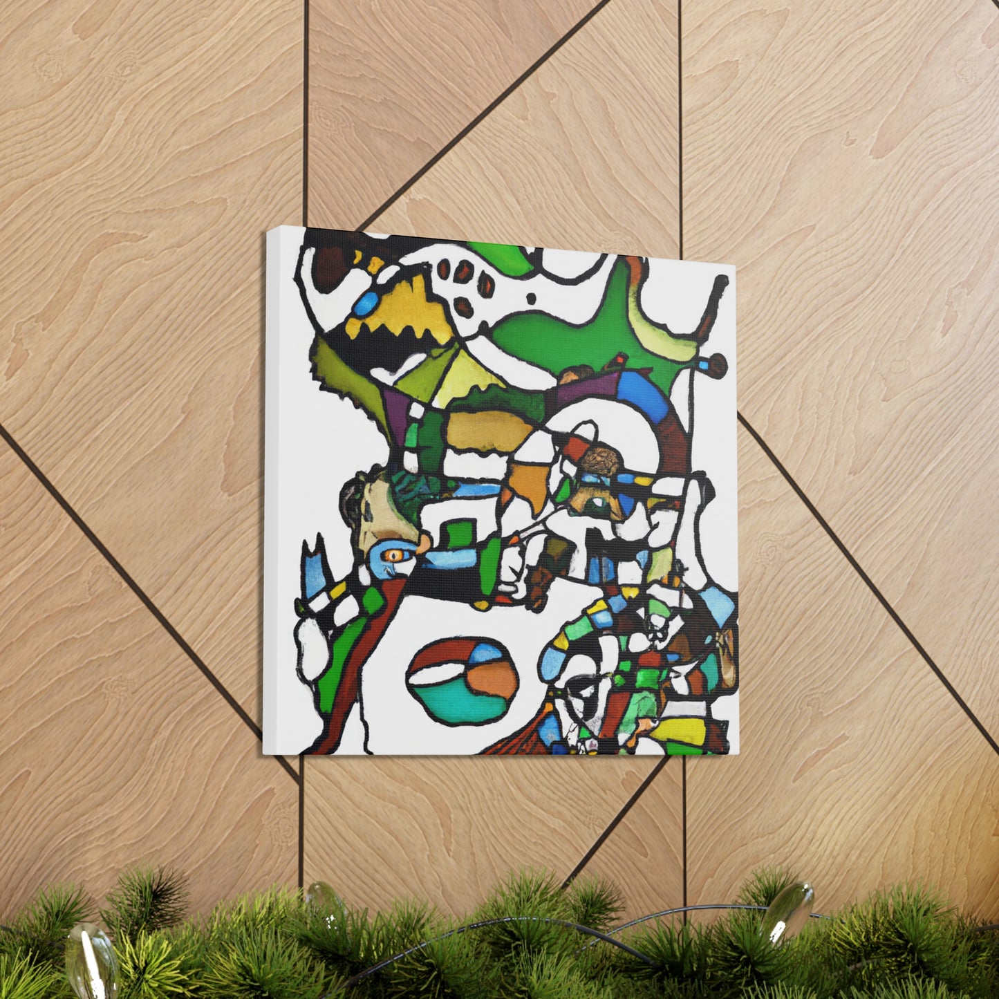 Crocodile in Abstraction - Canvas