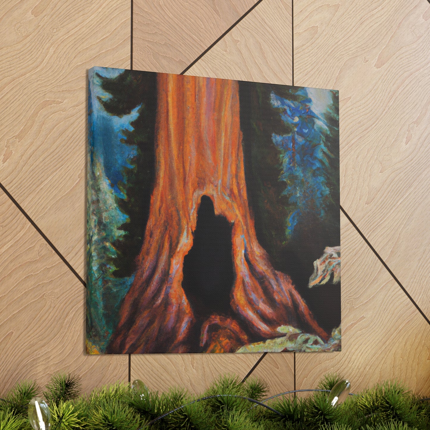 "Redwood Serenity Dreamscape" - Canvas