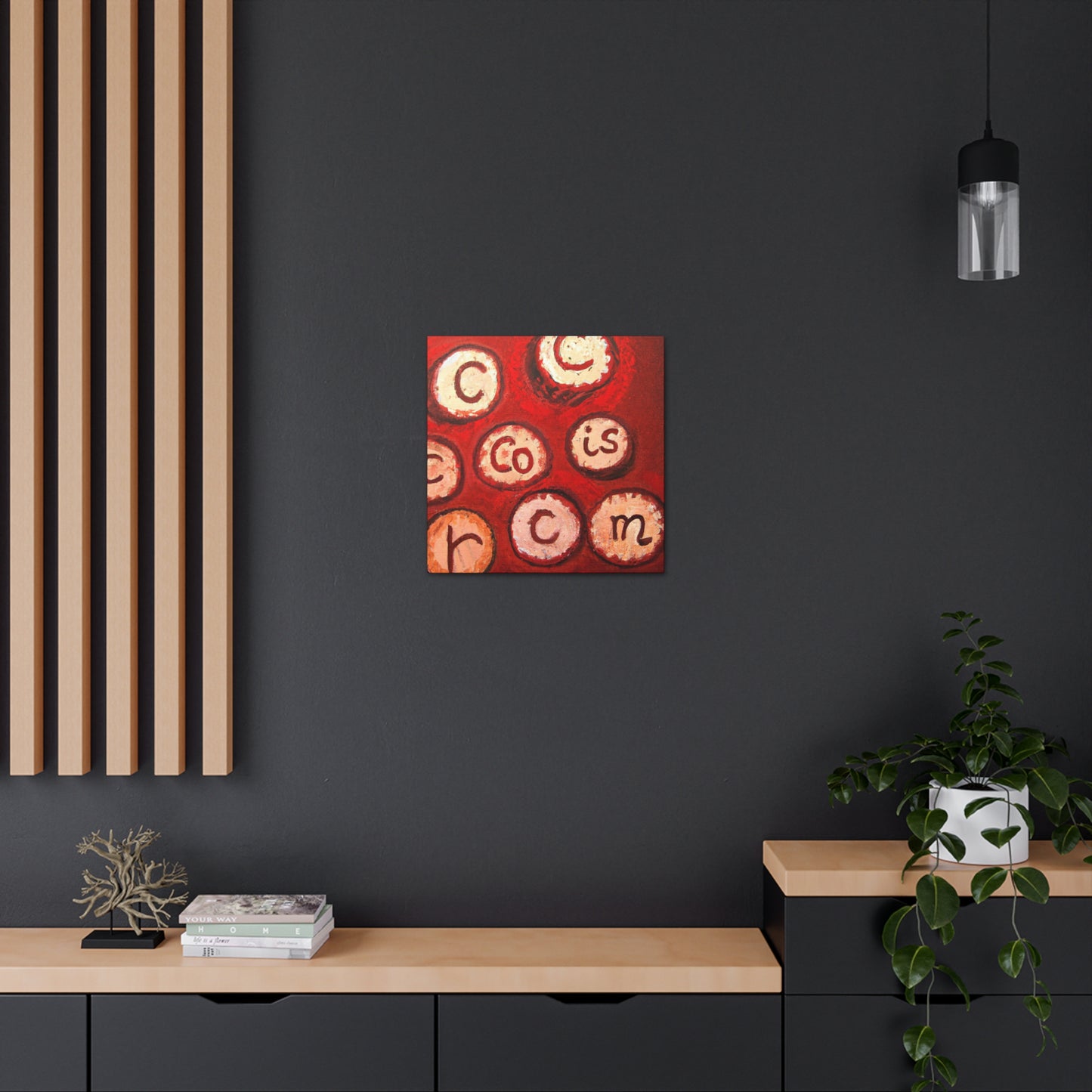 "Corked Wine Pattern" - Canvas