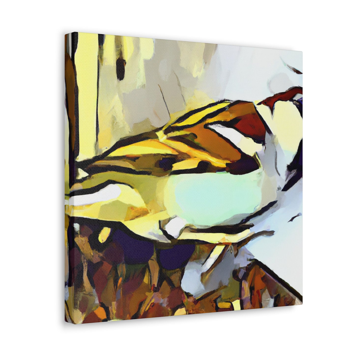 House Sparrow Abstraction - Canvas