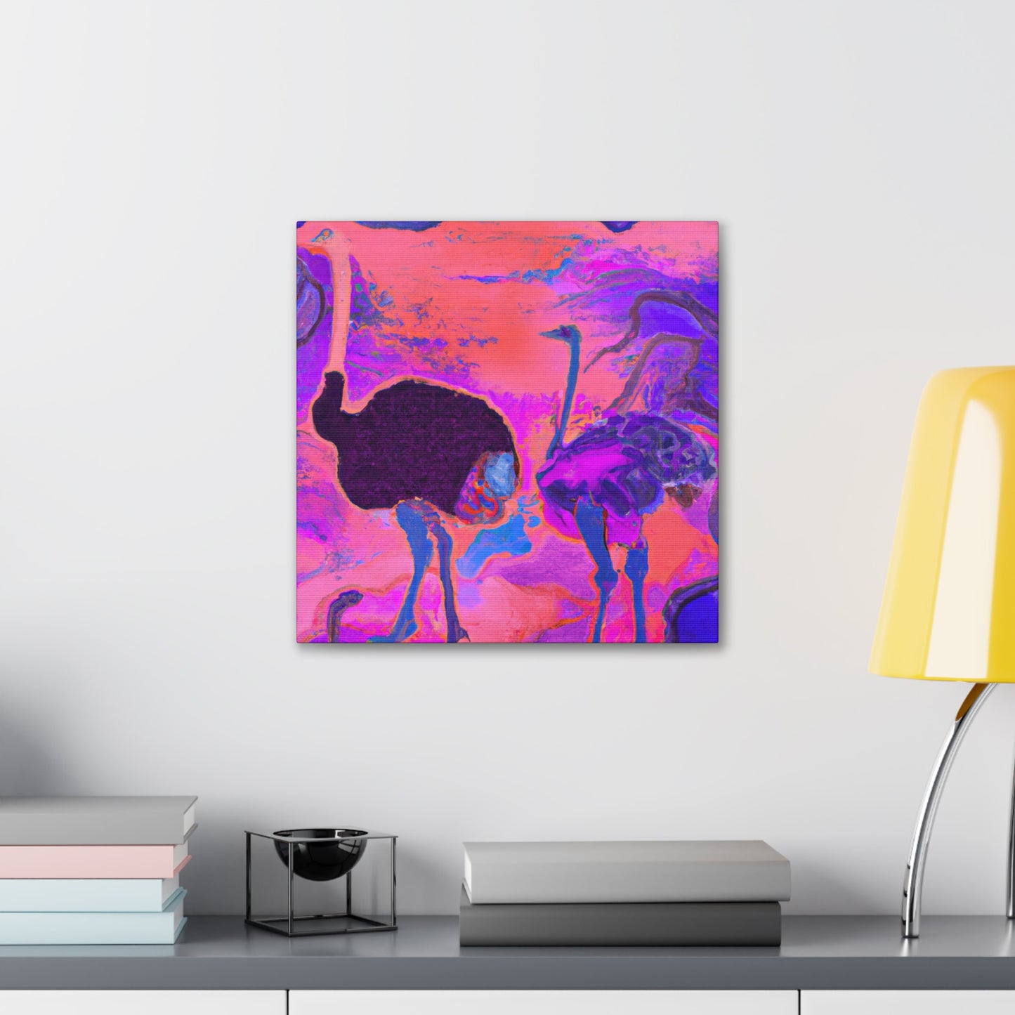 Ostrich in Dreamland - Canvas