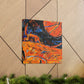 Basketball Court Abstract - Canvas