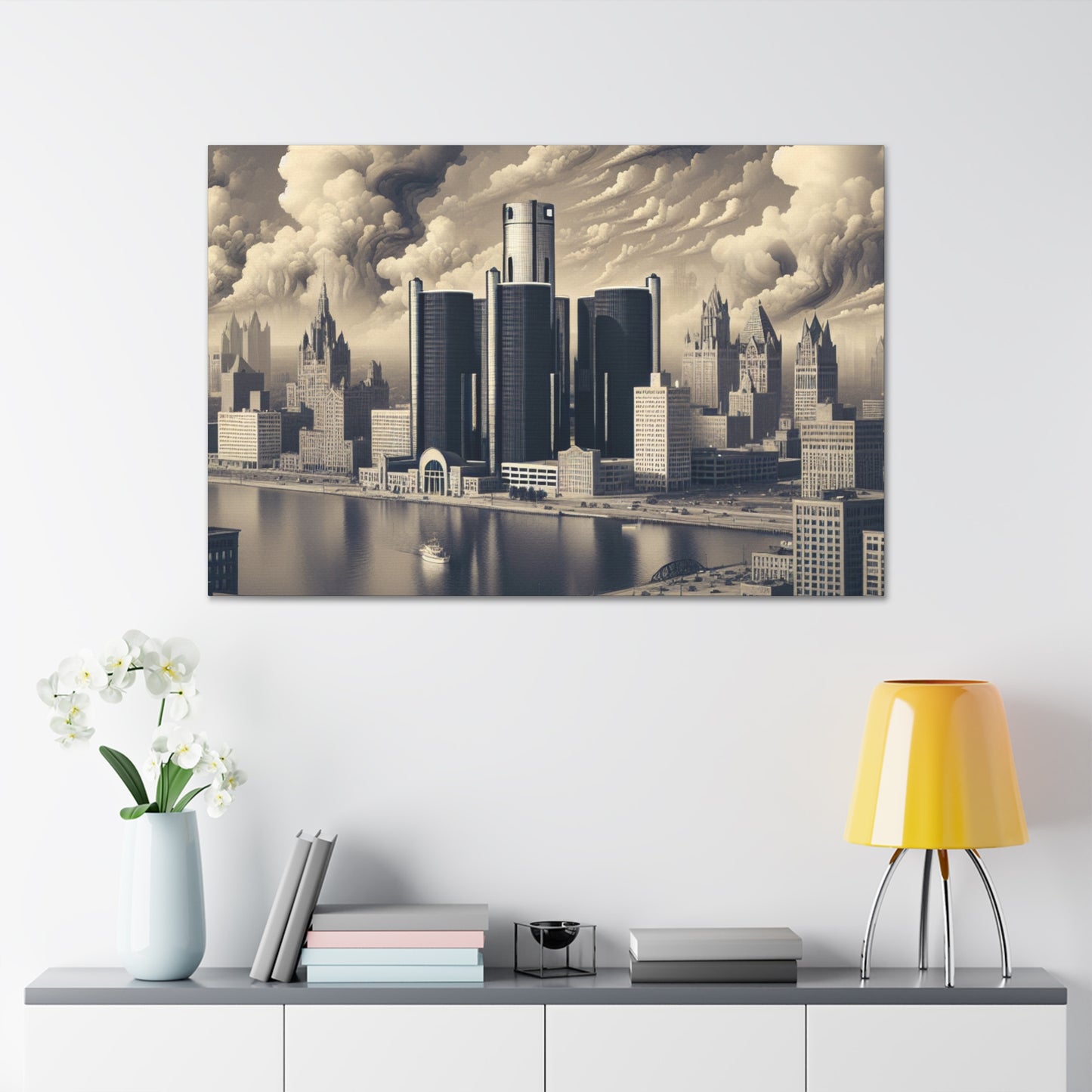 "Motor City Dreamscape" - Canvas